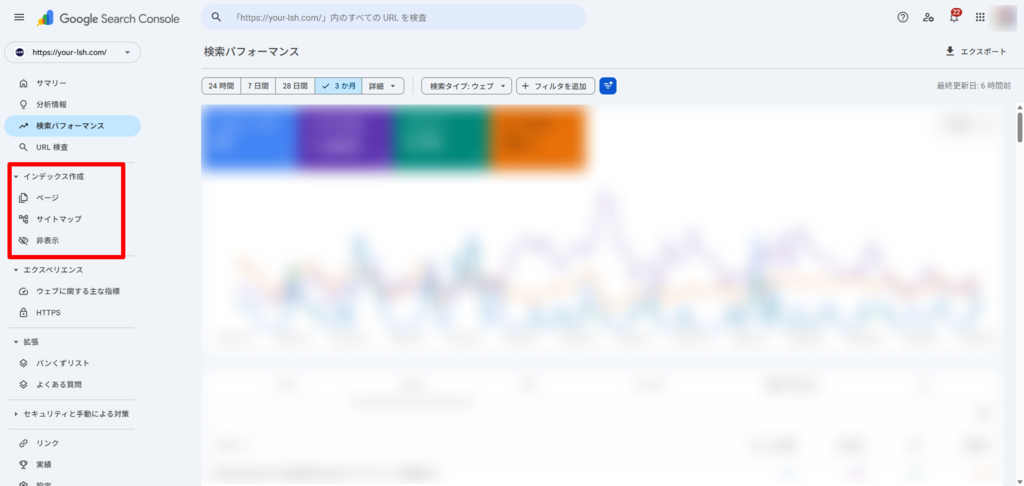 インデックス作成